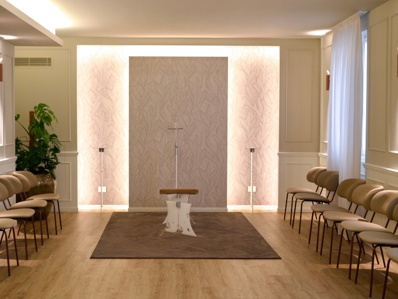 Casa Funeraria San Rocco Sarnico Fratelli Ruggeri Casa del Commiato San Rocco Sarnico - Spazi riservati per la veglia funebre