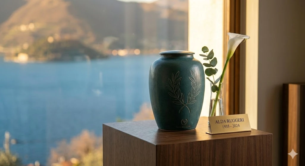 Funerale con cremazione urna cineraria Bergamo Brescia